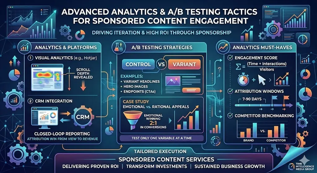 Advanced Analytics and AB Testing Tactics