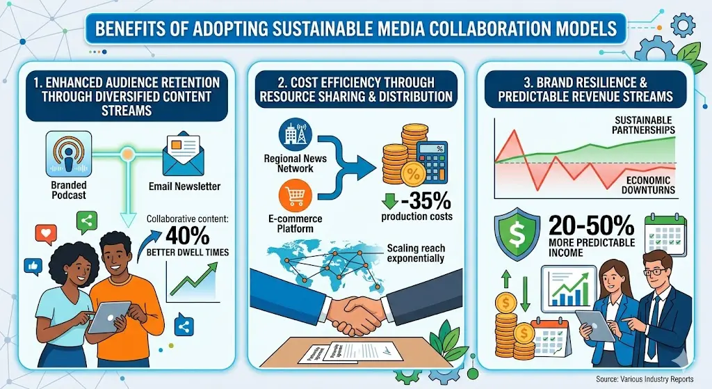 Benefits of Adopting Sustainable Media Collaboration Models