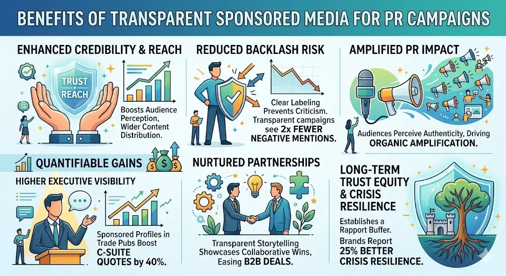 Benefits of Transparent Sponsored Media for PR Campaigns