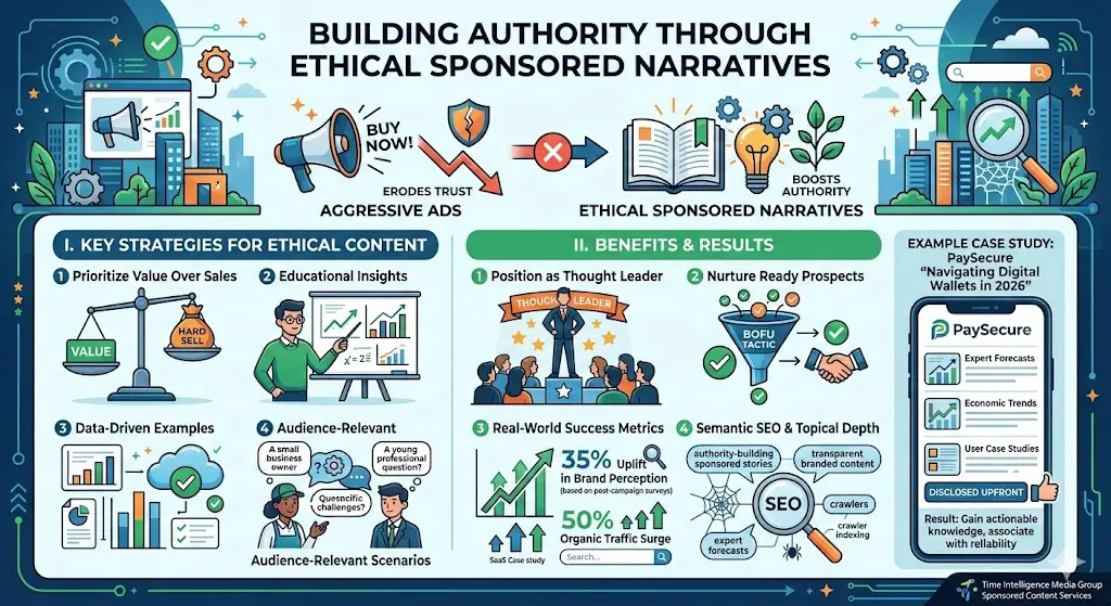 Building Authority Through Ethical Sponsored Narratives