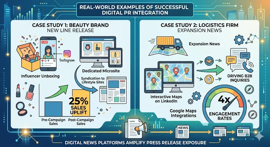 Case Studies of Successful Digital PR Integration