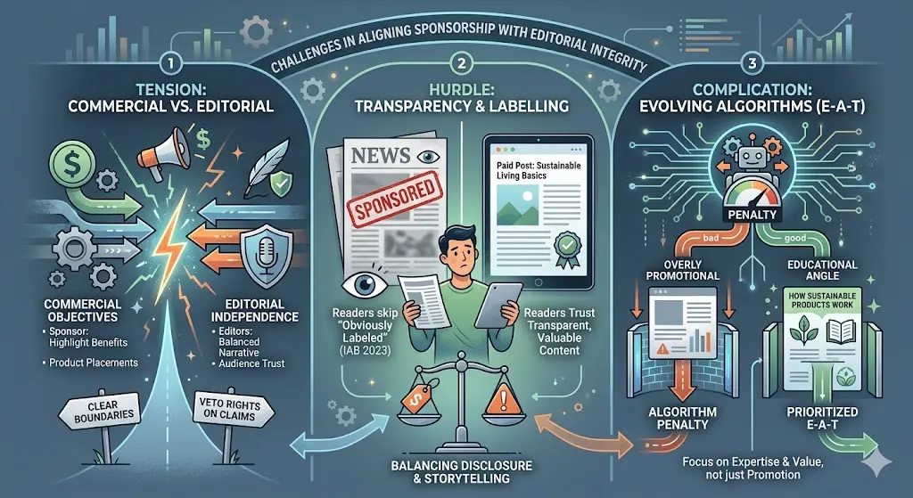Challenges in Aligning Sponsorship With Editorial Integrity