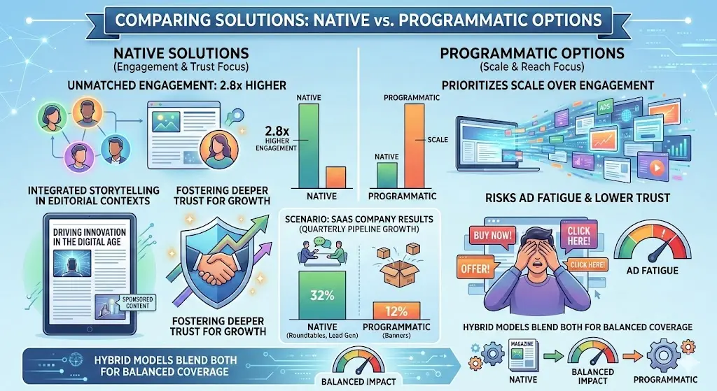 Comparing Solutions Native vs. Programmatic Options