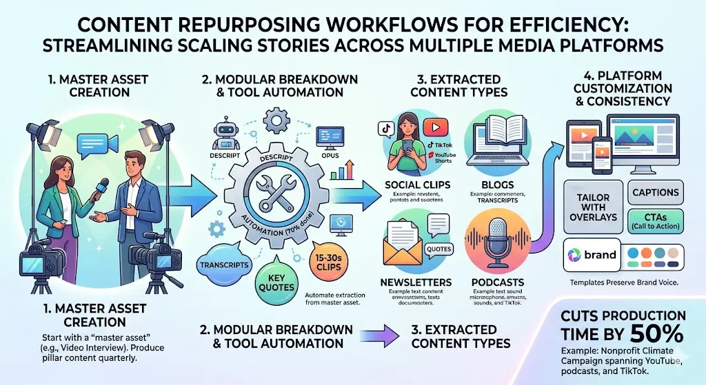 Content Repurposing Workflows for Efficiency
