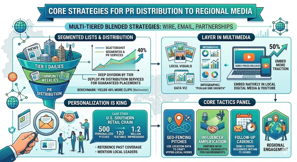 Core Strategies for PR Distribution to Regional Media