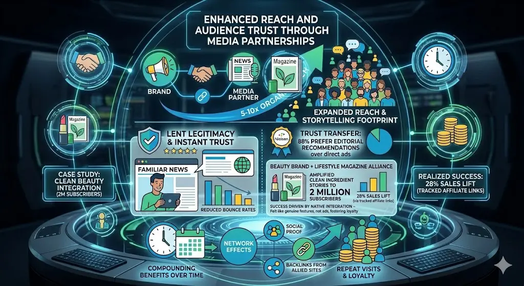 Enhanced Reach and Audience Trust