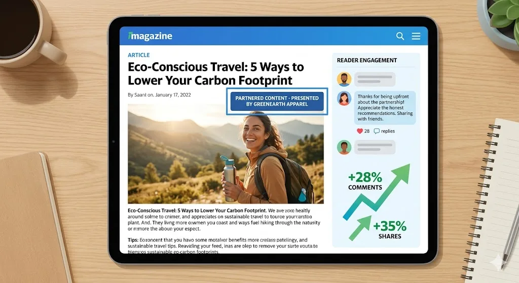 Enhancing Reader Interaction with Clear Disclosures