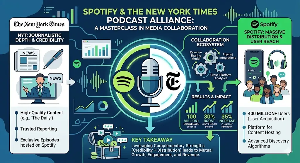 Entertainment Spotify and The New York Times Podcast Alliance