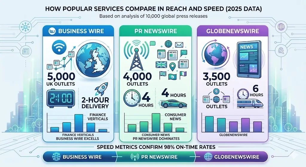 How Do Popular Services Compare in Reach and Speed