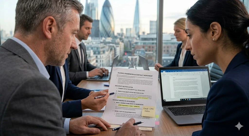 How do contracts structure these alliances