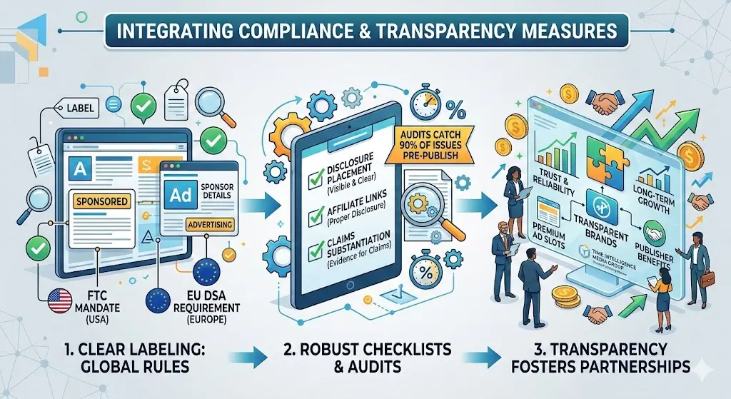 Integrating Compliance and Transparency Measures