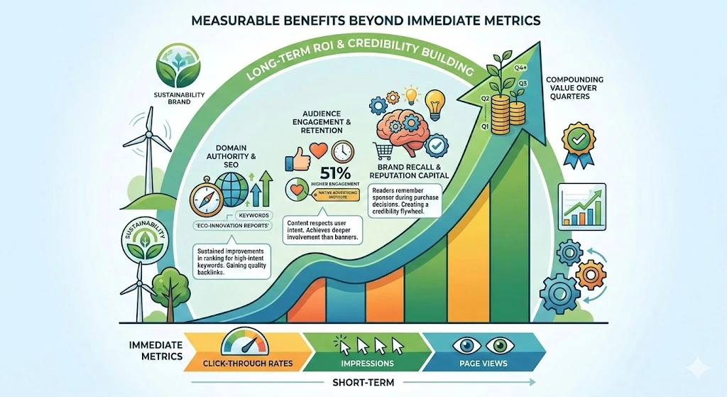 Measurable Benefits Beyond Immediate Metrics