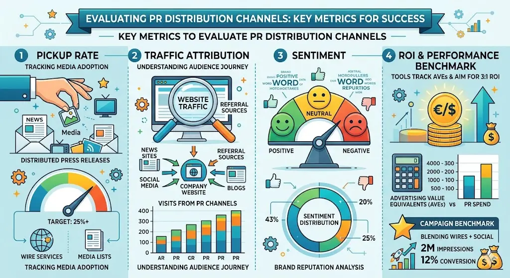 Metrics to Evaluate PR Distribution Channels