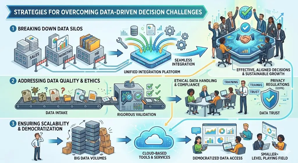 Overcoming Challenges in Data-Driven Decision Processes