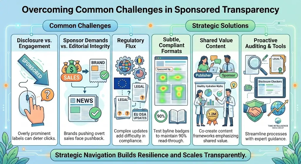 Overcoming Common Challenges in Sponsored Transparency