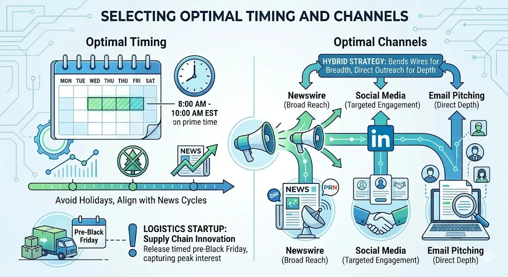 Selecting Optimal Timing and Channels