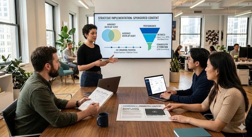 Strategic Implementation of Sponsored Content Campaigns