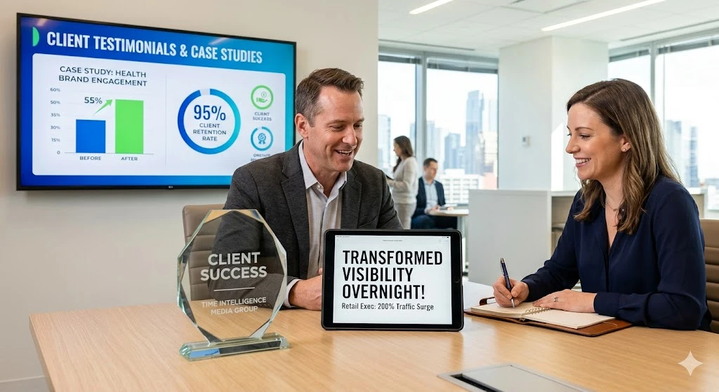 Strong Client Testimonials and Case Studies