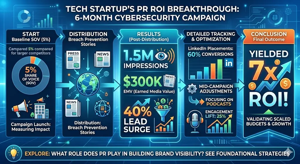 Tech Startup's PR ROI Breakthrough
