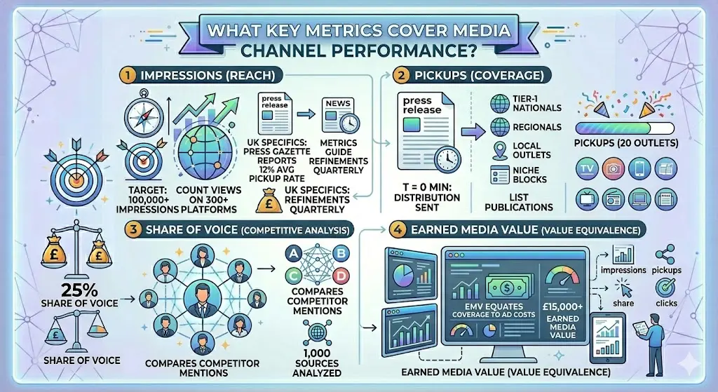 What Key Metrics Cover Media Channel Performance