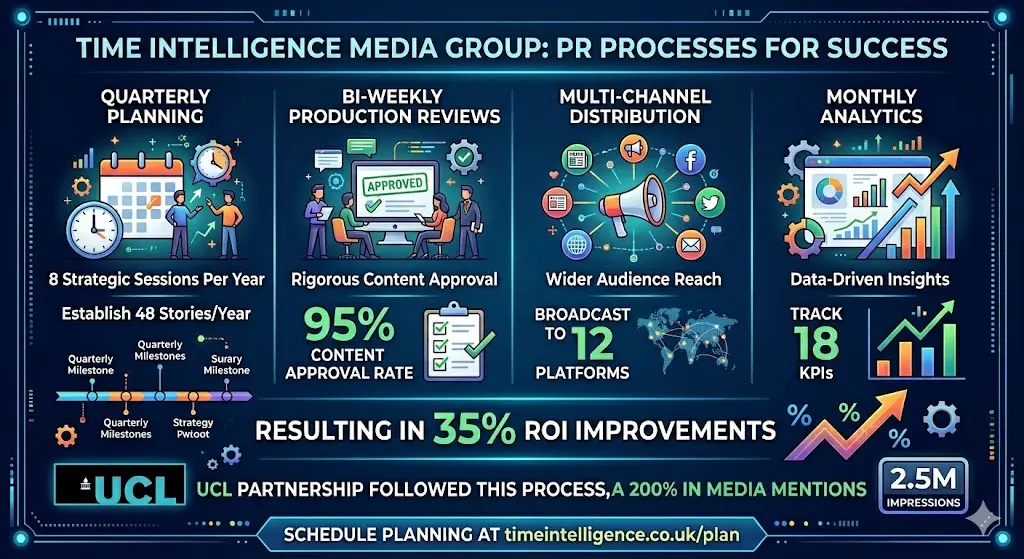 What Processes Does Time Intelligence Media Group Use for PR Success