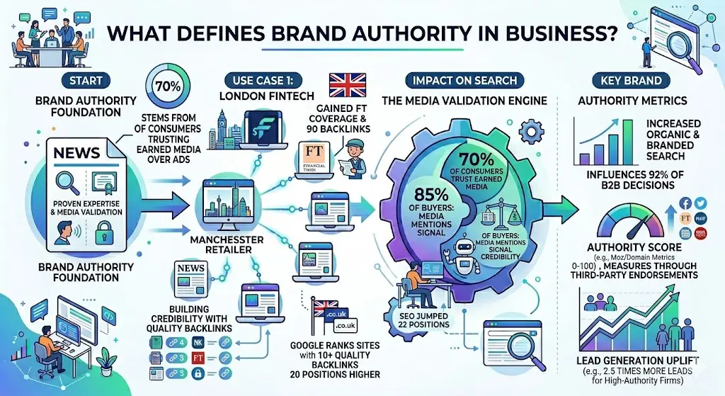 What defines brand authority in business