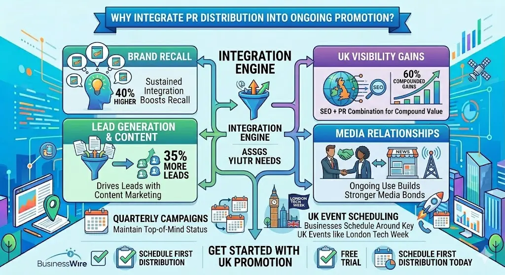 Why integrate PR distribution into ongoing promotion