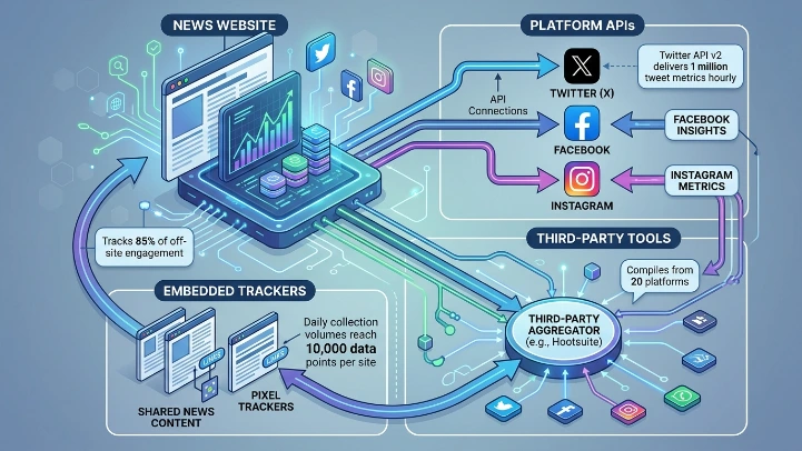 How Do News Websites Collect Social Media Insights