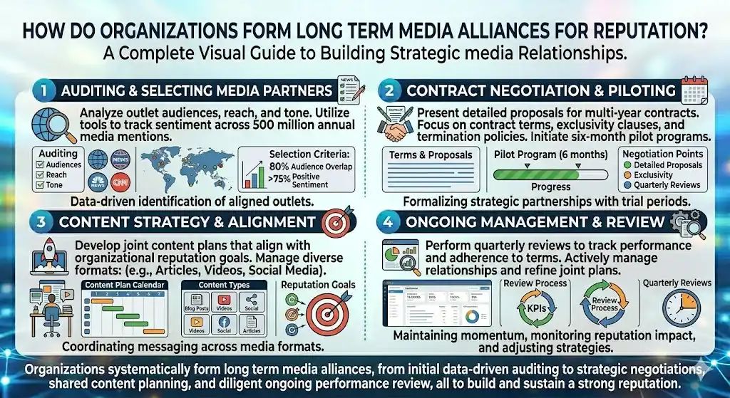 How Do Organizations Form Long Term Media Alliances for Reputation