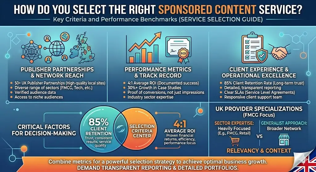 How Do You Select the Right Sponsored Content Service?