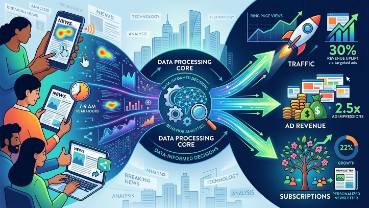 How Does Audience Behavior Drive News Media Growth