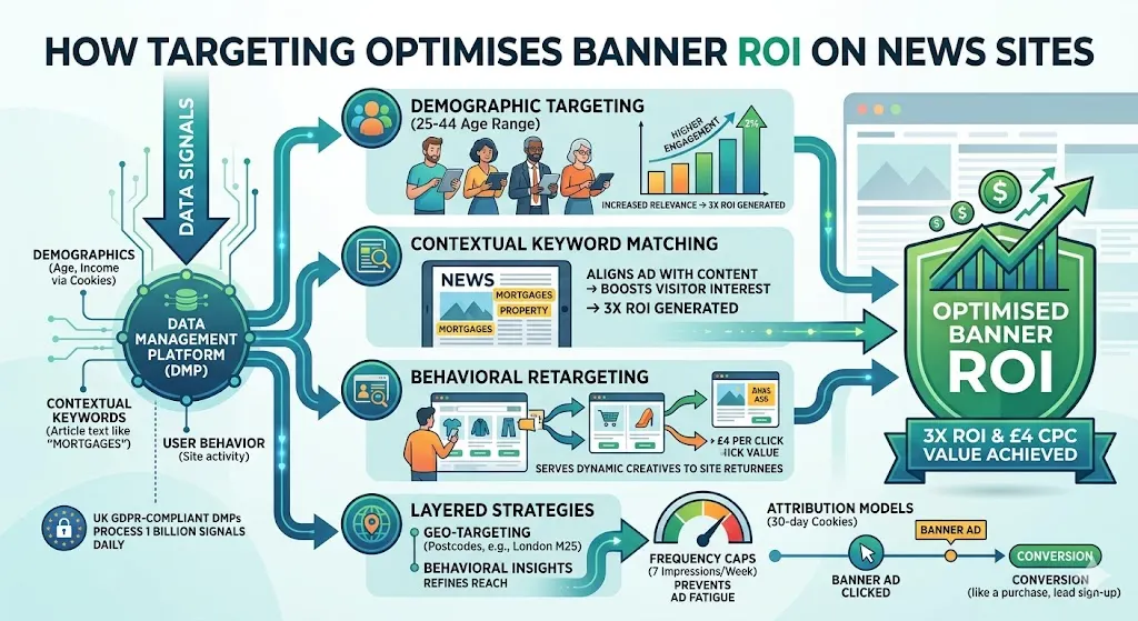 How Does Targeting Optimise Banner ROI on News Sites?