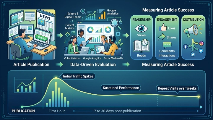 How Does the Content Performance Analysis Process Work in News Media