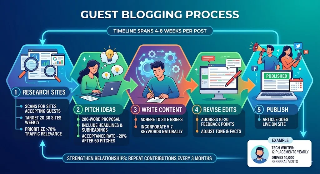 How Does the Guest Blogging Process Work