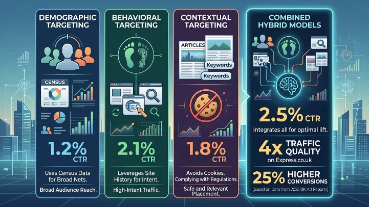 How do comparisons between targeting types perform