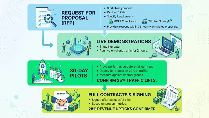 How do hiring processes work for these services