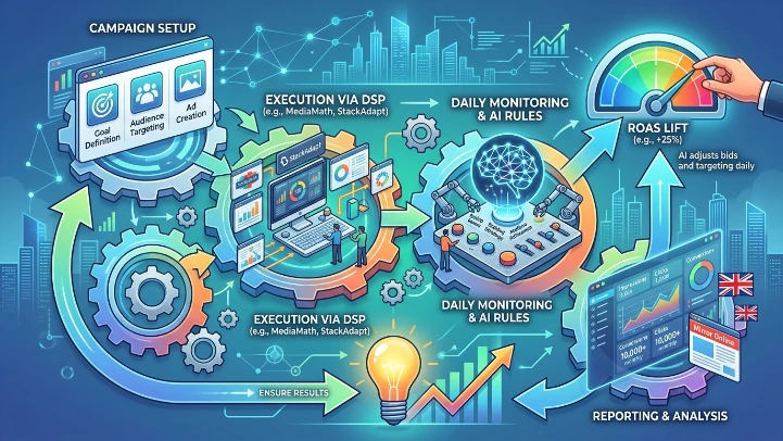 How do processes ensure banner ad results