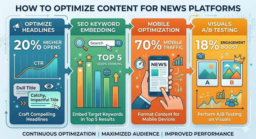 How do we optimize content for news platforms