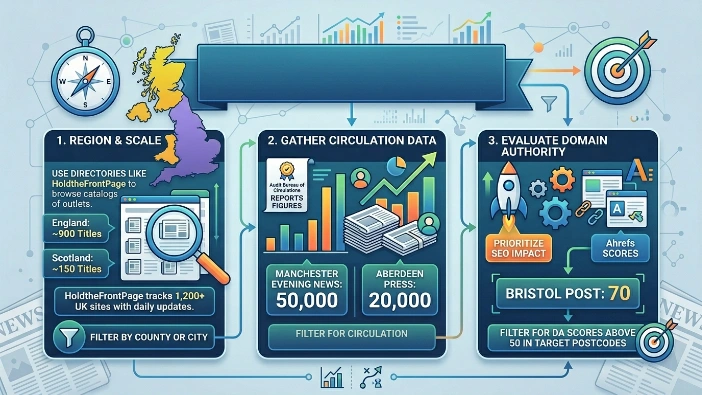How do you identify the right local news sites