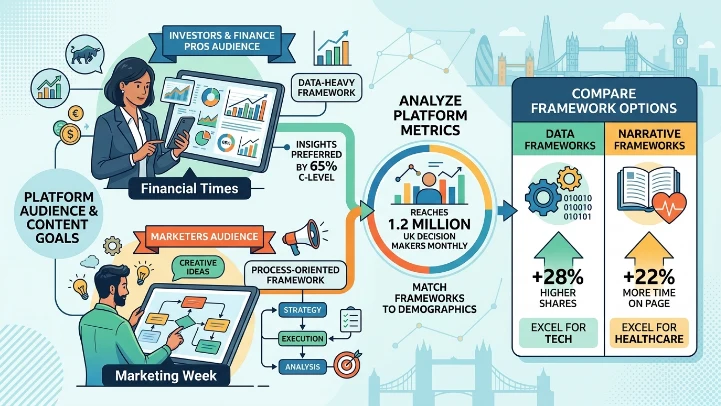 How do you select a framework for UK news platforms