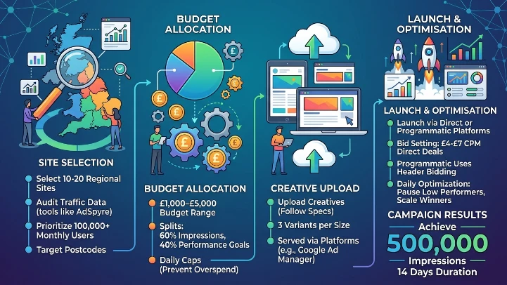 How do you set up banner ads on local UK news platforms 2