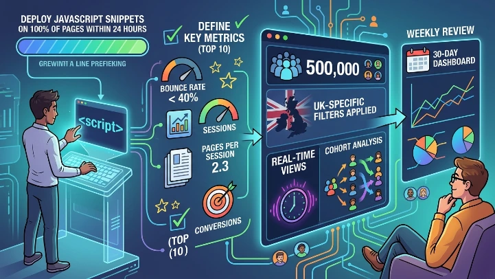 How do you start analysing reader behavior