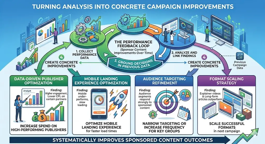 How do you turn analysis into concrete campaign improvements