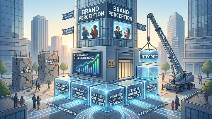 How does accurate reporting shape brand perception