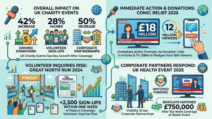 How does news coverage generate event support