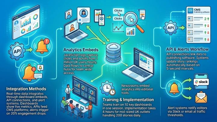 How does real-time data integrate into news workflows