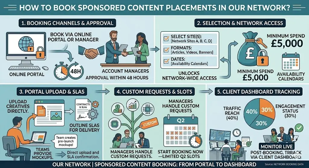 How to Book Sponsored Content Placements in Our Network