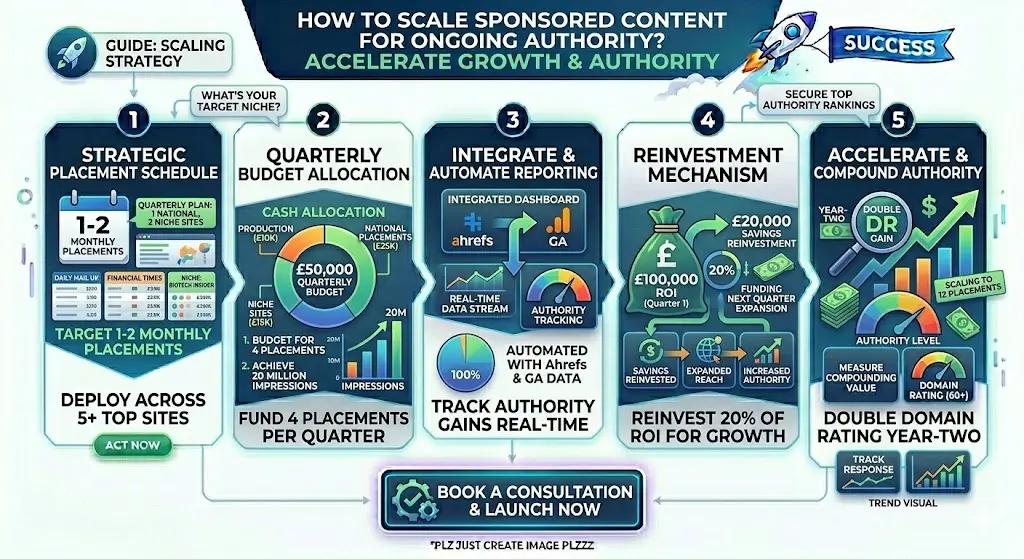 How to scale sponsored content for ongoing authority