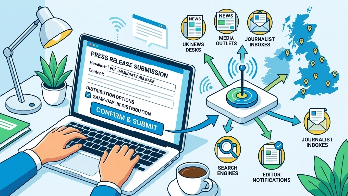 How to submit your same‑day UK press release now