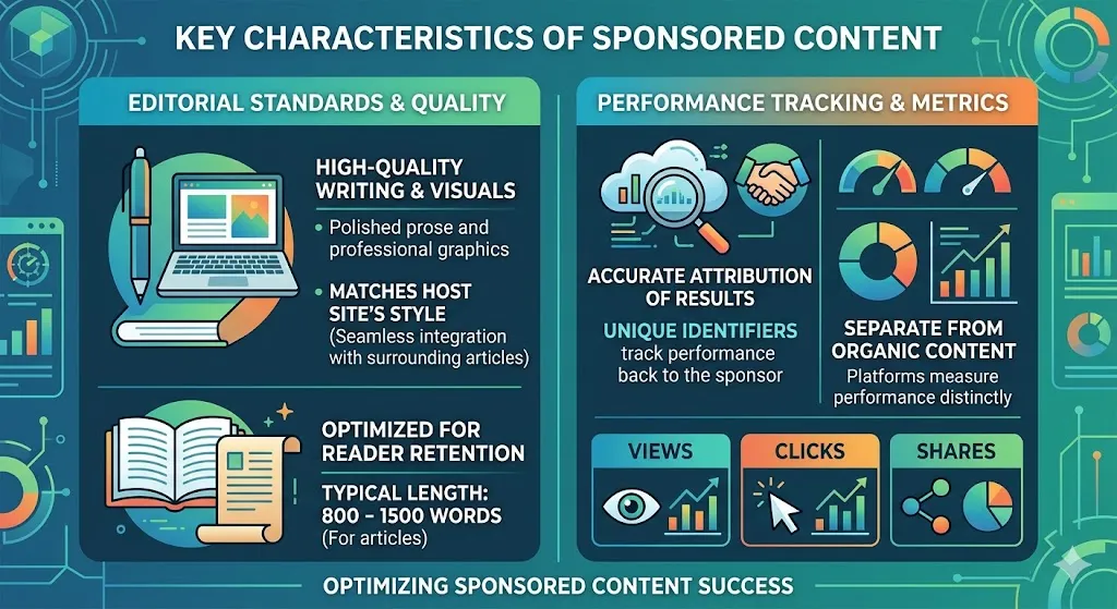 Key Characteristics of Sponsored Content